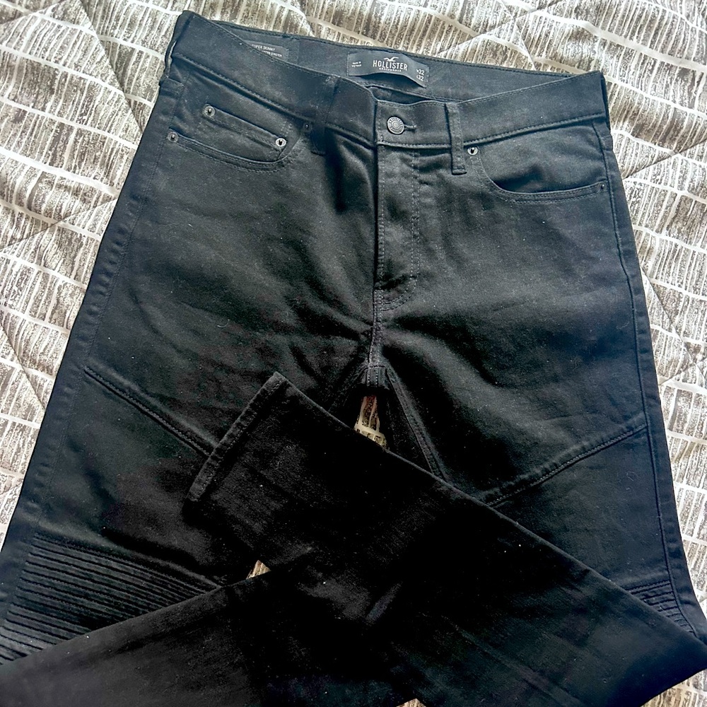 Brand New Men’s Hollister Moto Jeans, size 32x32